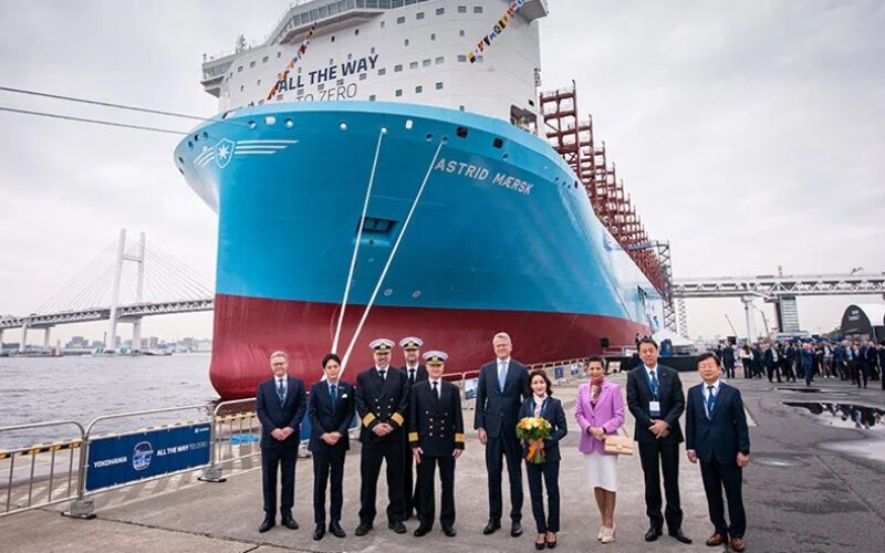 Maersk christens second methanol-enabled vessel