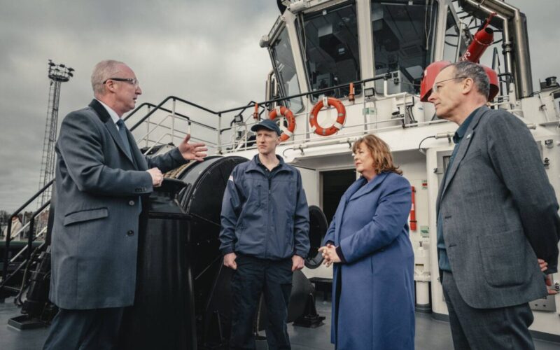Port of Leith unveils green hydrogen shore power demo