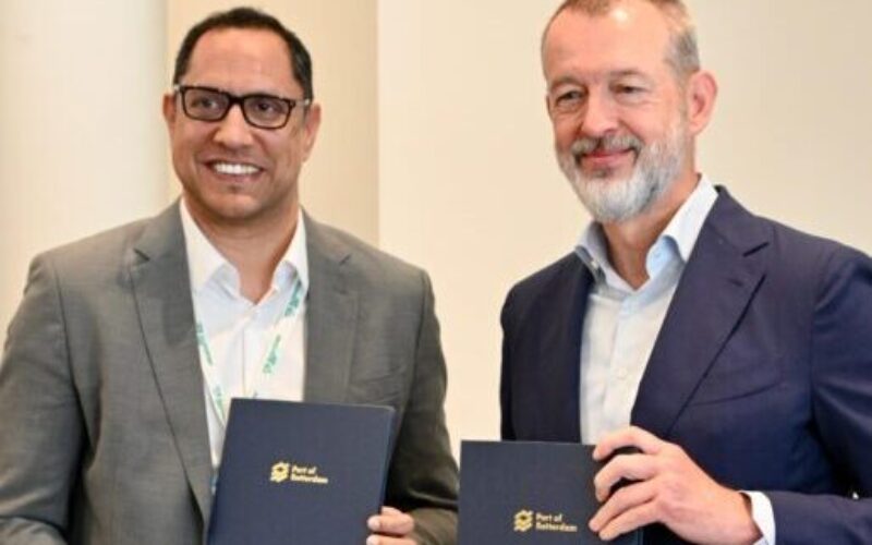 Port of Rotterdam, AM Green ink green supply chain MoU